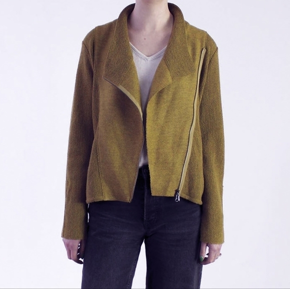 Beyond Threads Chopper Alpaca Moto Zip Cardigan M - Picture 1 of 9